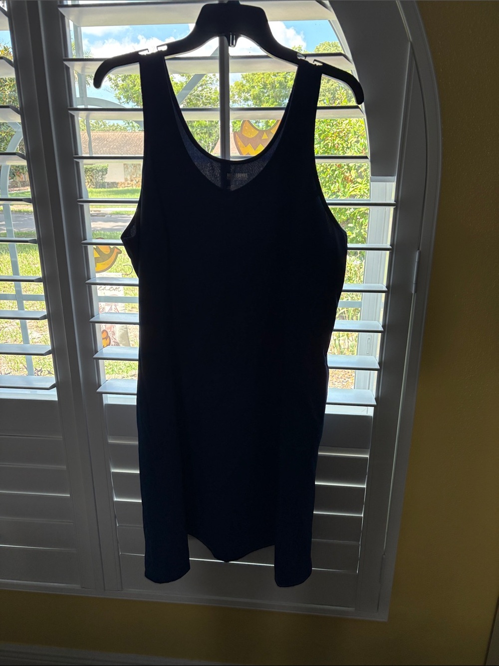 Reel Legends Black Sleeveless Knit Slip Dress